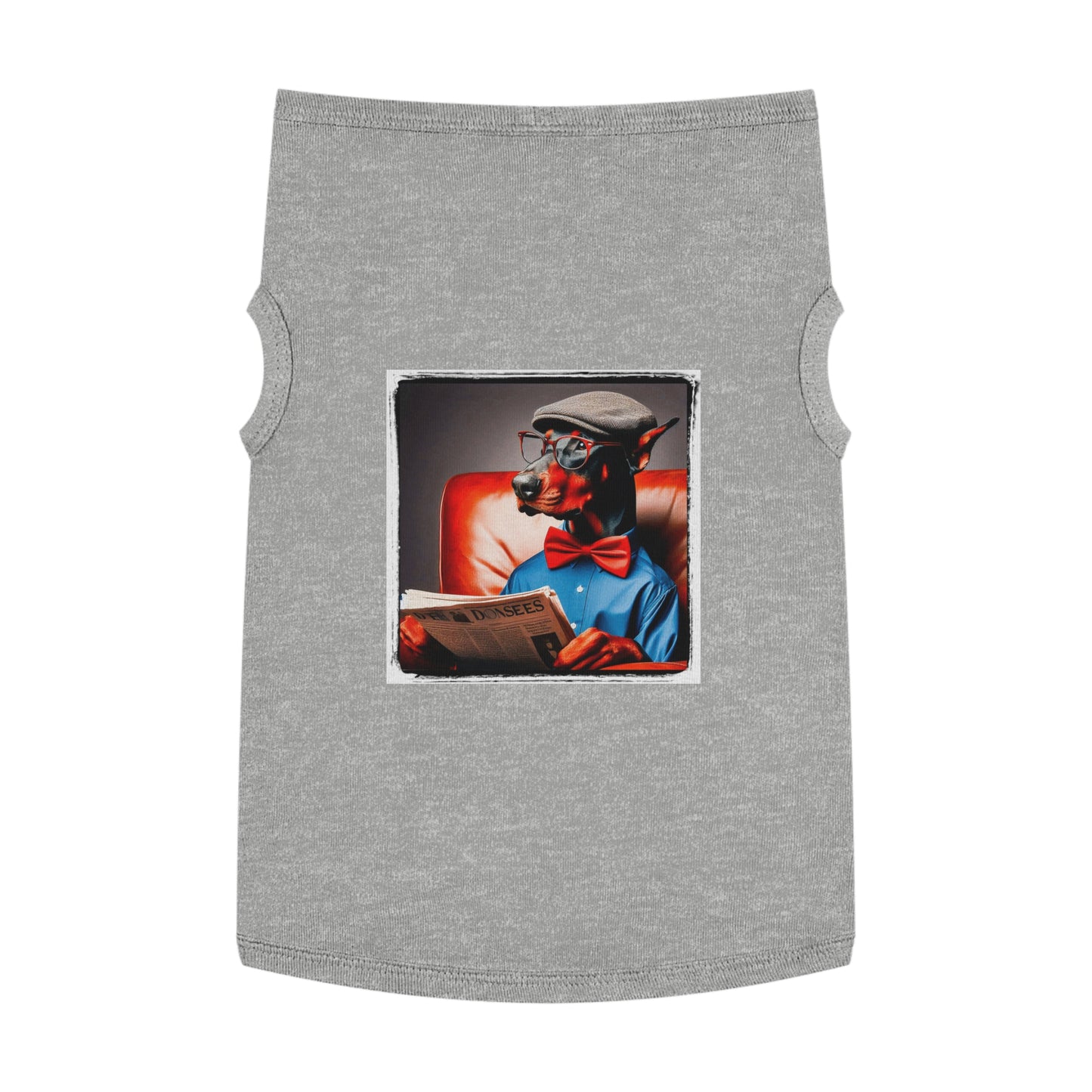 Pet Tank Top Doberman Pets Printify XL Heather