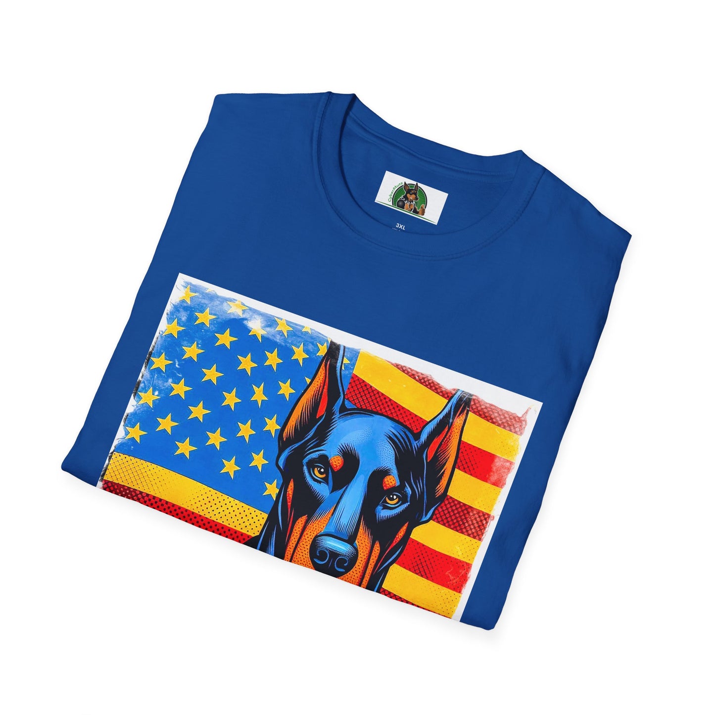 Doberman Air Force hero t shirt T-Shirt Printify