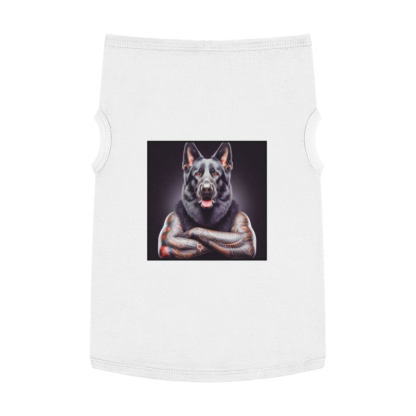 Pet Tank Top German Shepherd Pets Printify XL White 