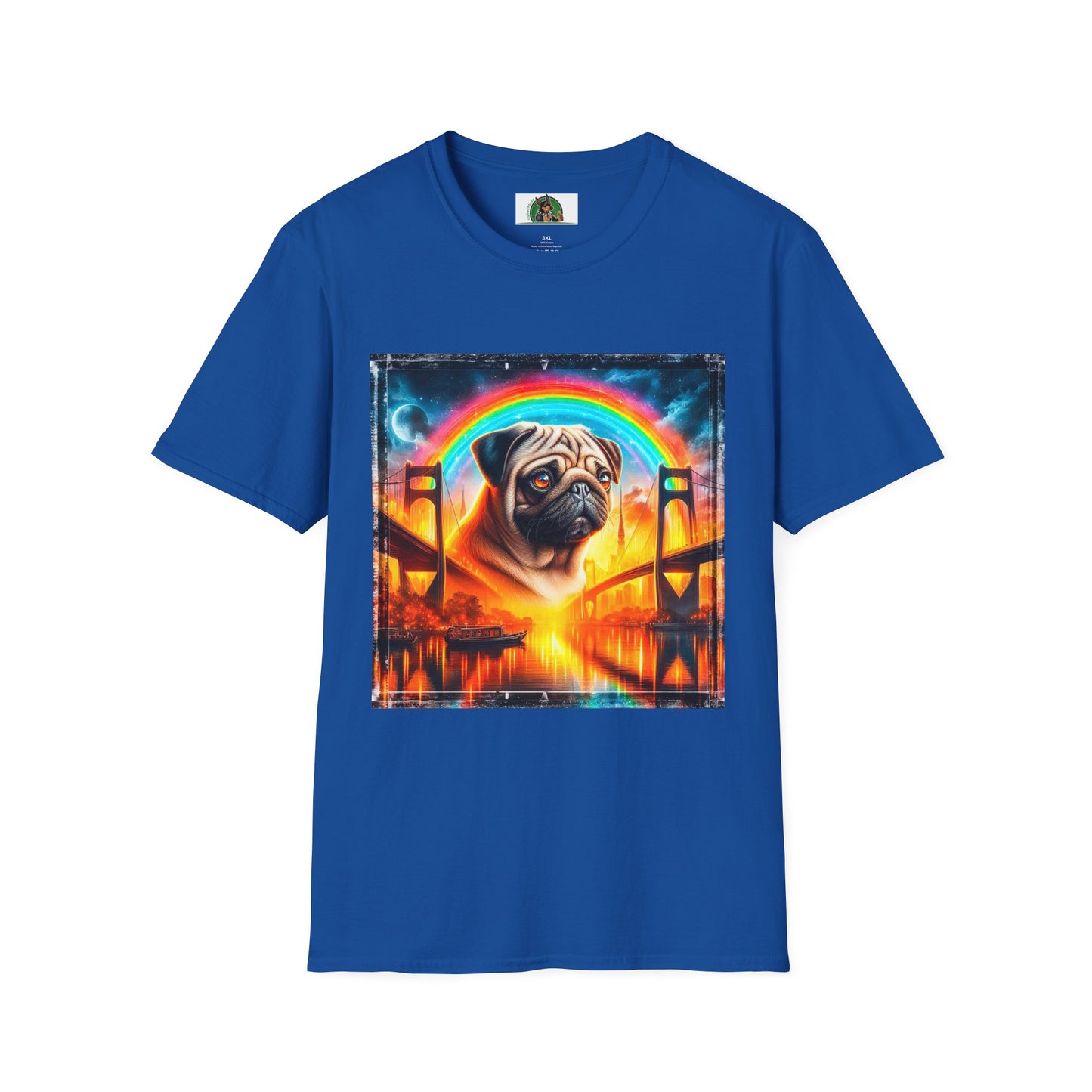 Pugs T-Shirt Printify XS Royal 