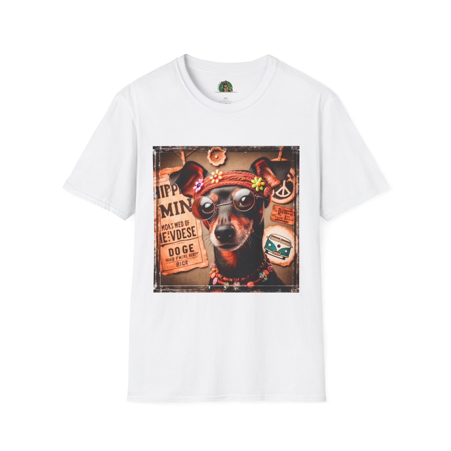 Min Pin T-Shirt T-Shirt Printify XS White 