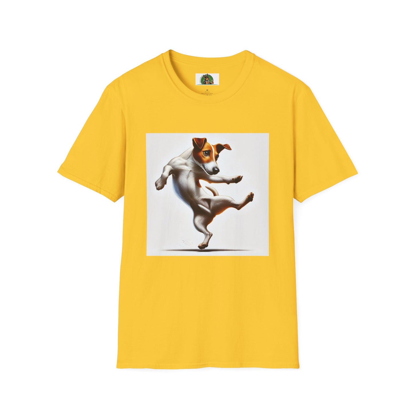 Dancing Jack Russell Tee T-Shirt Printify S Daisy