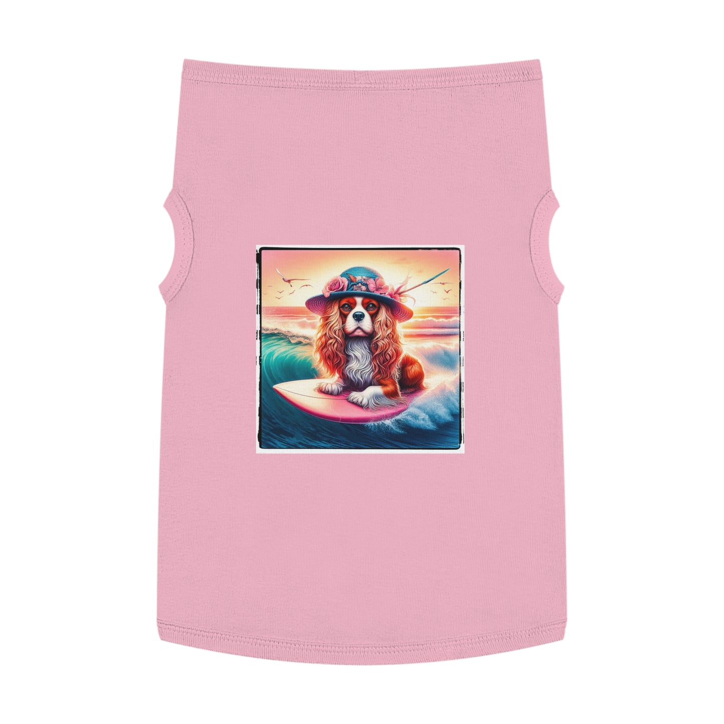 Pet Tank Top Cavalier King Charles Spaniel Pets Printify XL Pink 