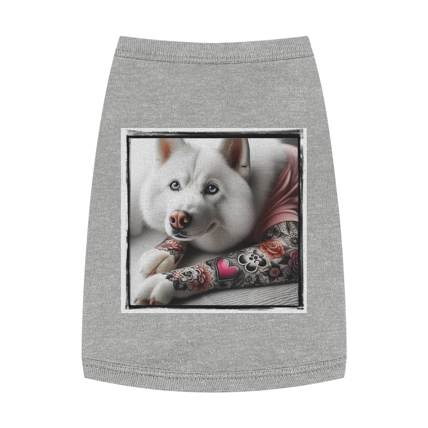 Pet Tank Top Husky Pets Printify M Heather 