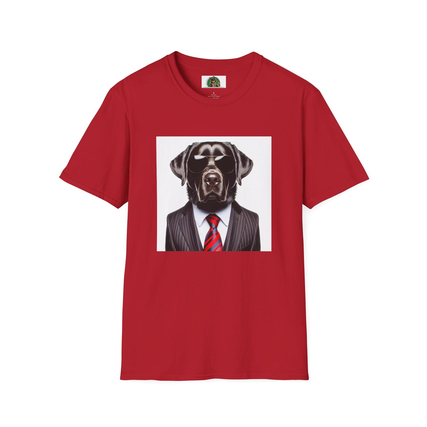 Labrador Retriever T-Shirt Printify S Cherry Red 