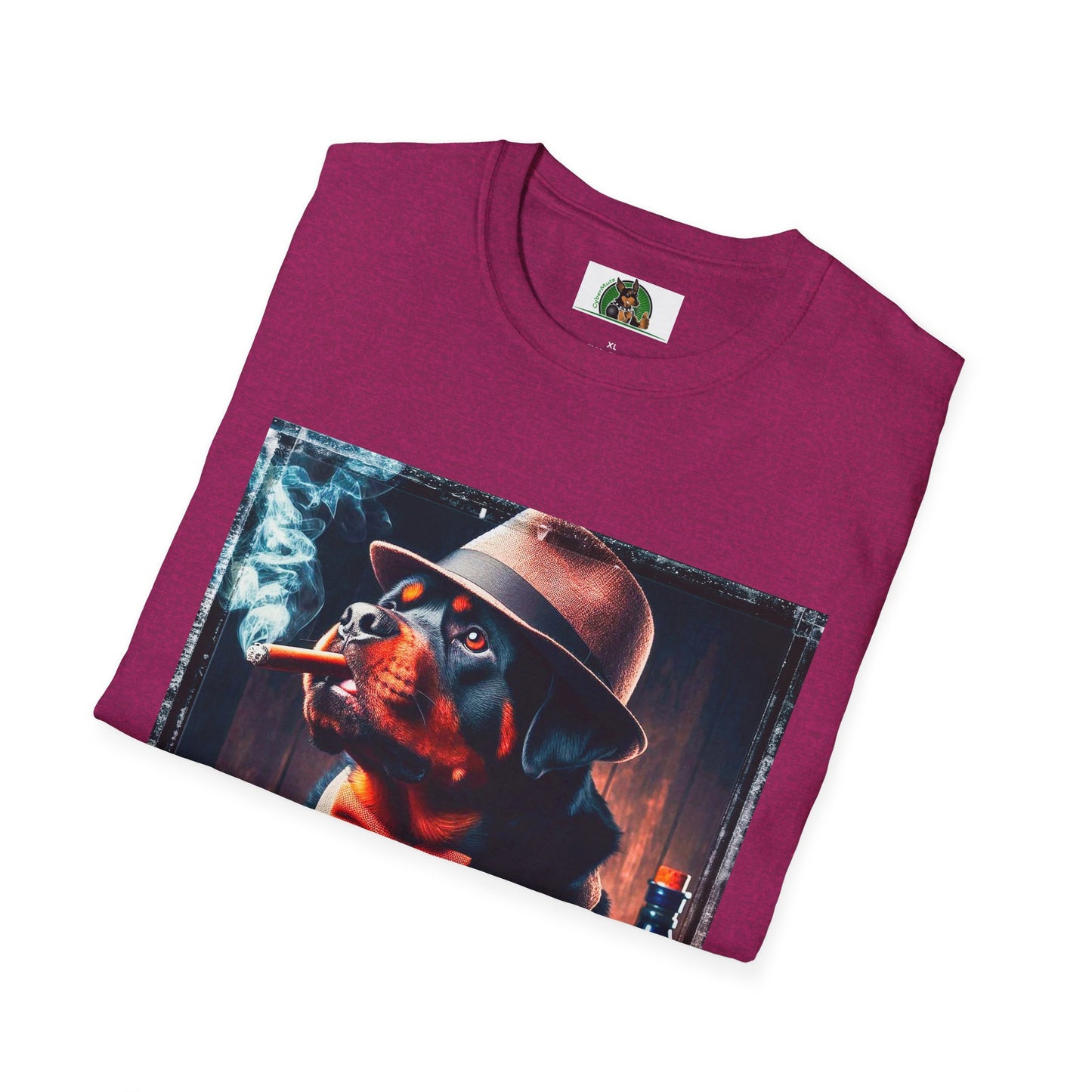 Rottweiler smoking a cigar shirt