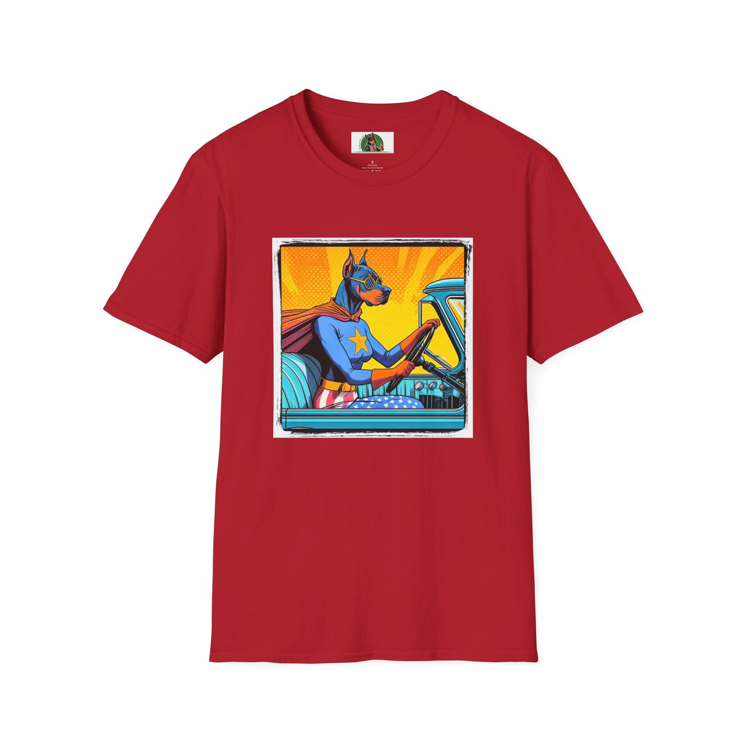 Great Dane T-Shirt Printify S Cherry Red