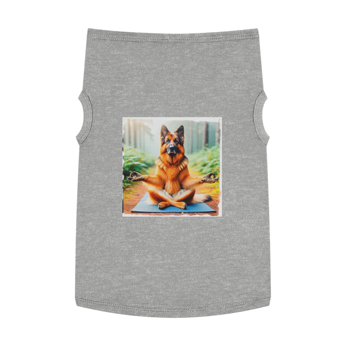 Pet Tank Top German Shepherd Pets Printify XL Heather