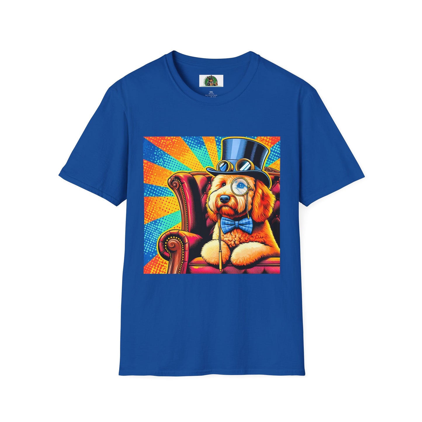 Golden Doodle steam punk cutie shirt T-Shirt Printify XS Royal