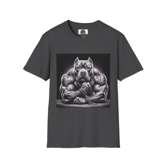Pit Bull arm day shirt T-Shirt Printify XS Dark Heather