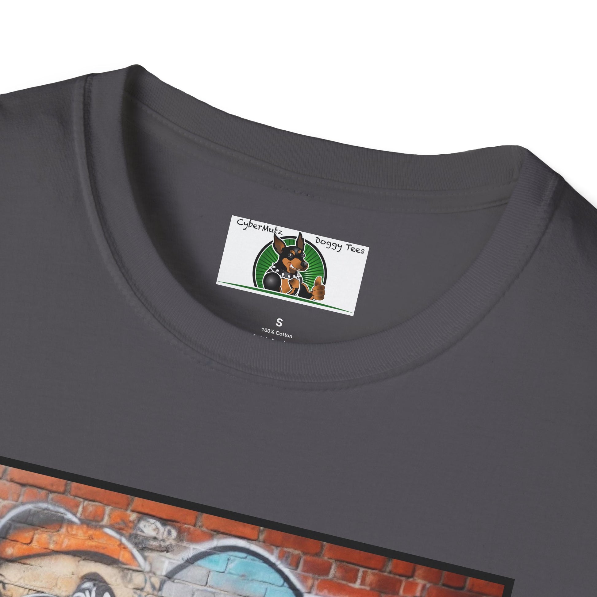 German Shepherd Dog Chillin Unisex Softstyle T-Shirt T-Shirt Printify