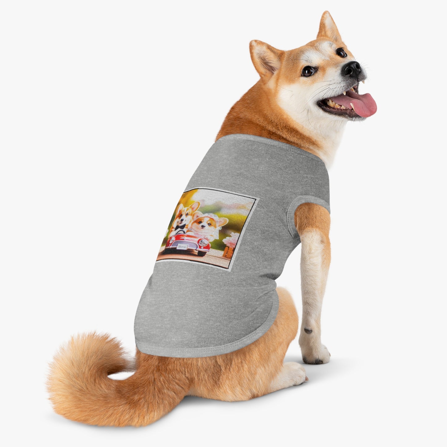 Wacky Pet Tank Top Pembroke Welsh Corgi Pets Printify   