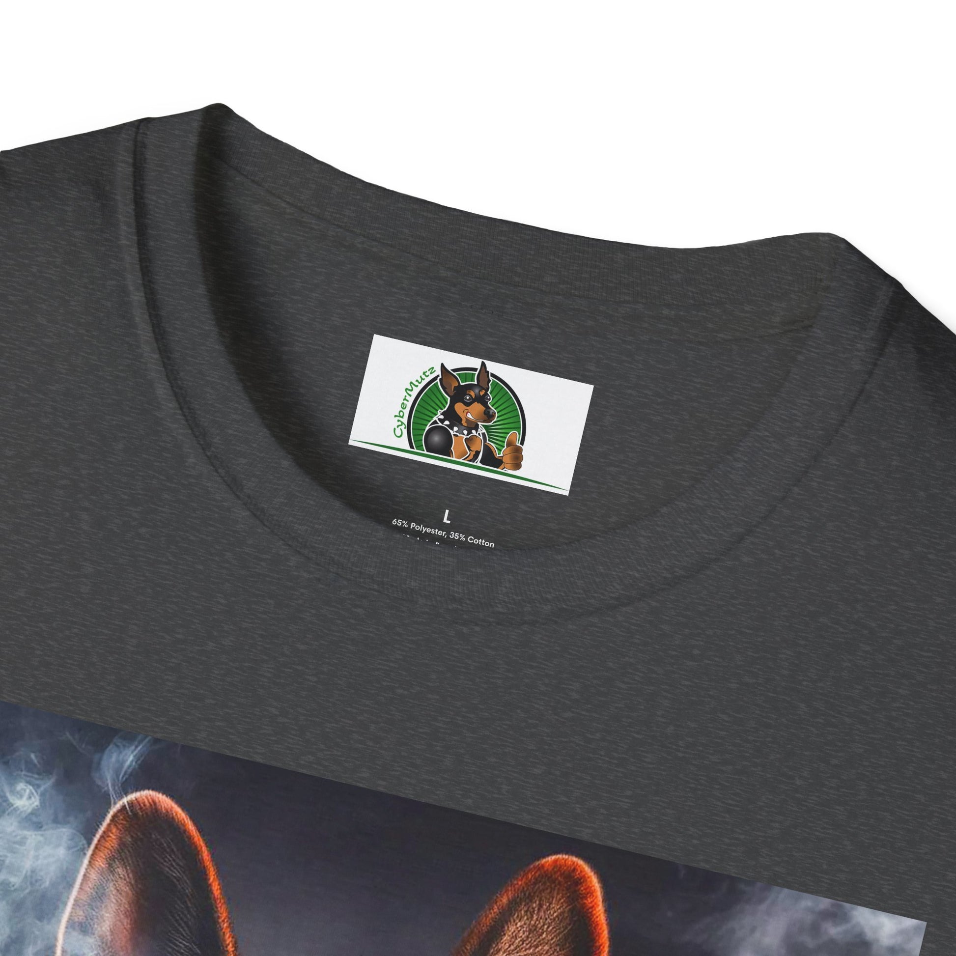 German Shepherd gambling puppy T-Shirt Printify