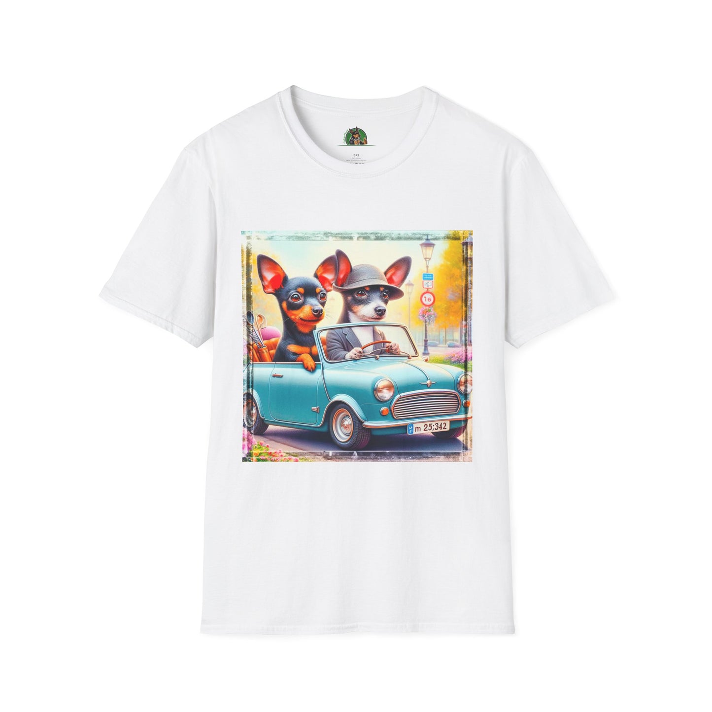 Wacky Rat Terrier T-Shirt T-Shirt Printify XS White 