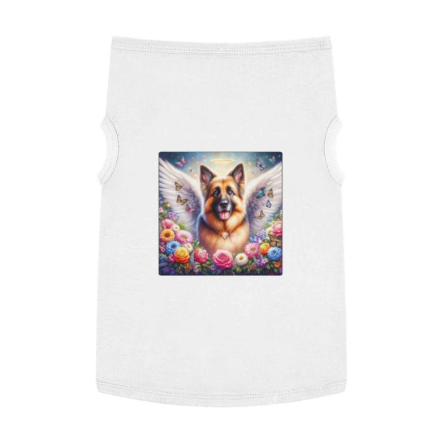 Pet Tank Top German Shepherd Pets Printify XL White