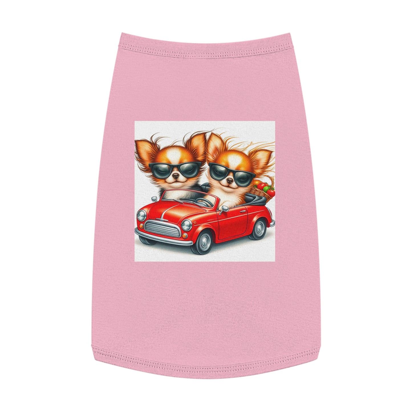 Pet Tank Top Chihuahua Pets Printify L Pink