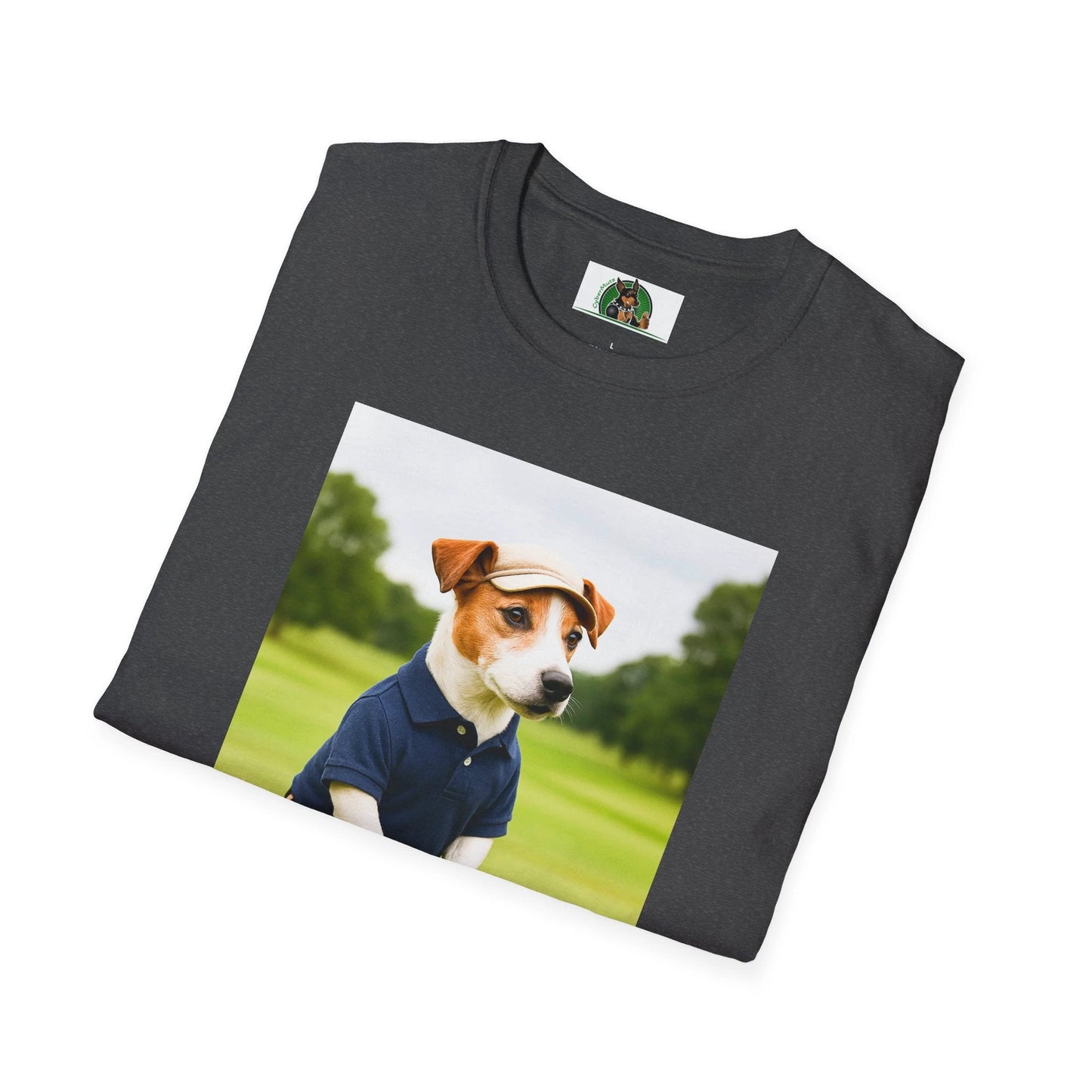 Jack Russell Golf Tee — Sports Dog T-Shirt T-Shirt Printify