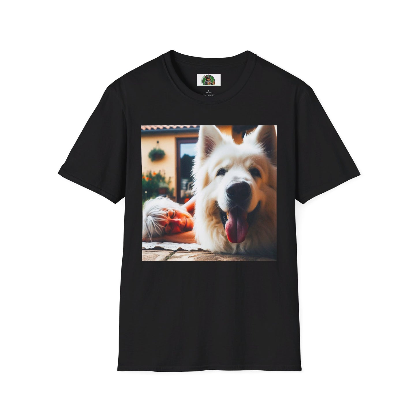 German Shepherd T-Shirt Printify Black S 