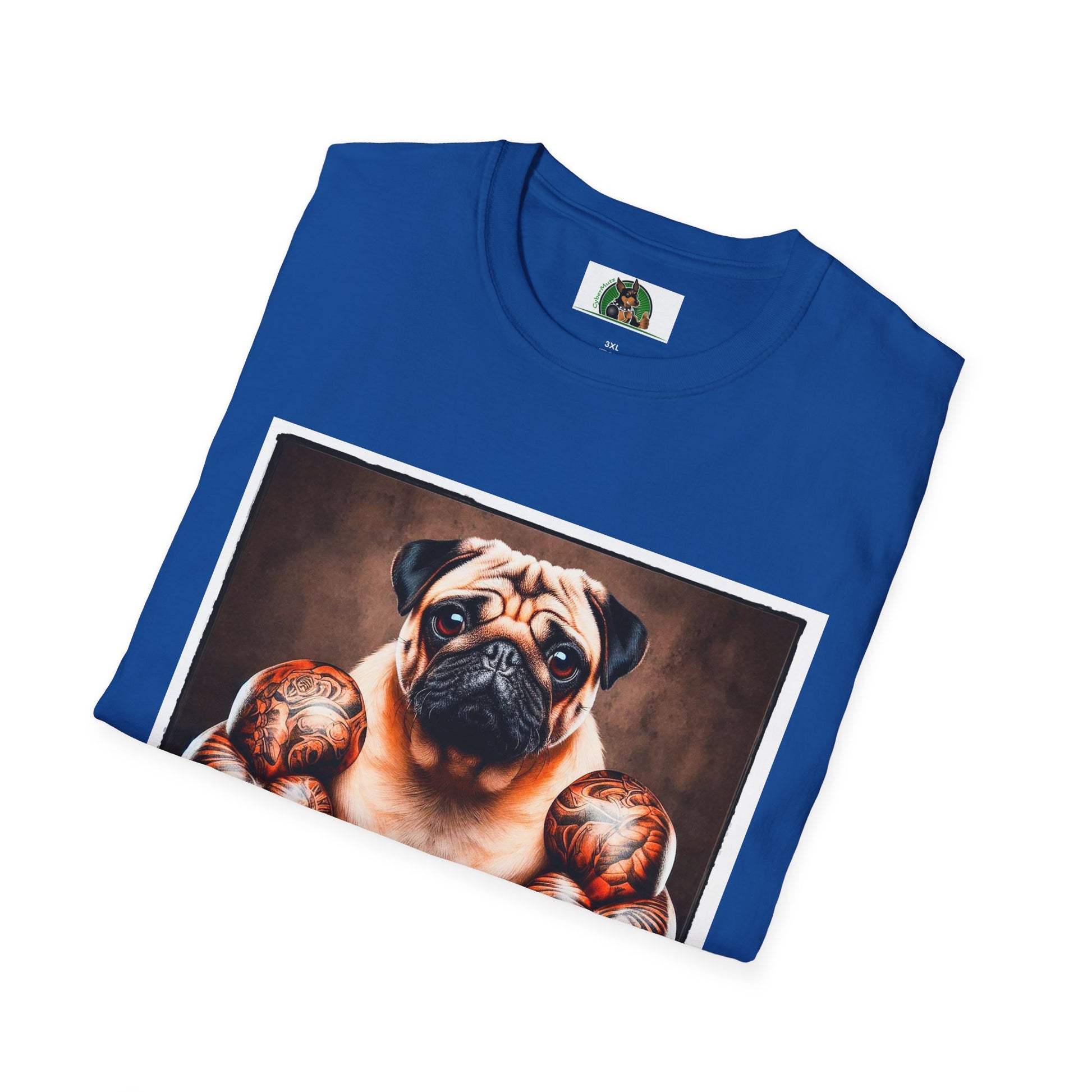 Pugs T-Shirt Printify   