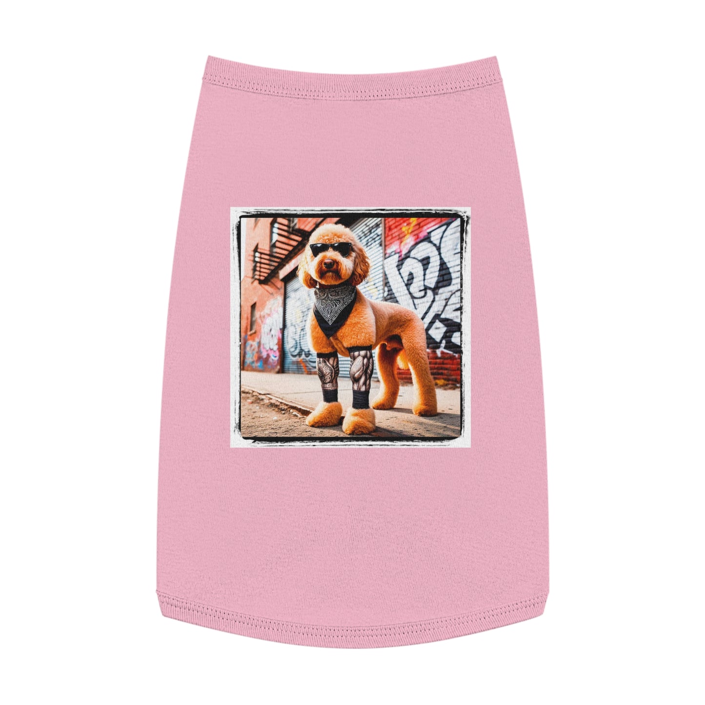 Pet Tank Top Sheepadoodle Pets Printify L Pink 