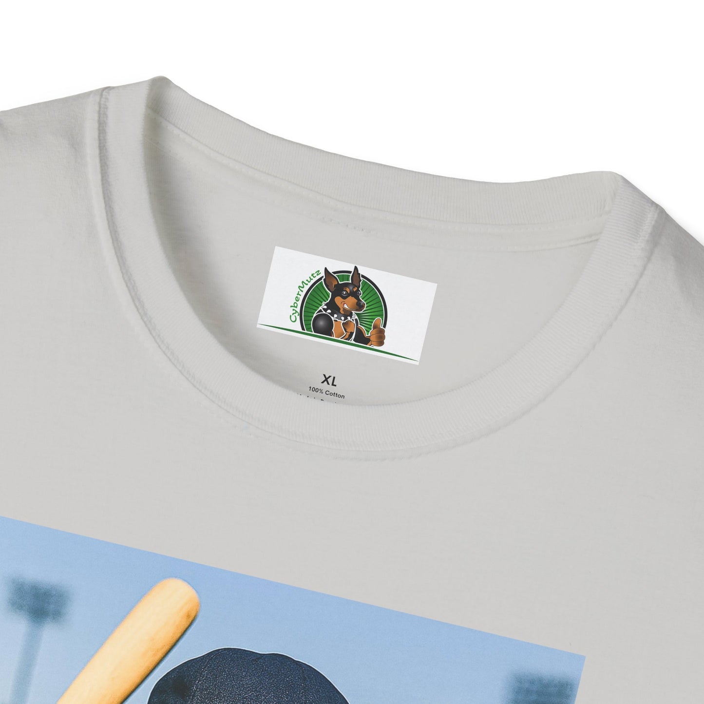 Baseball Doberman Sports T-Shirt