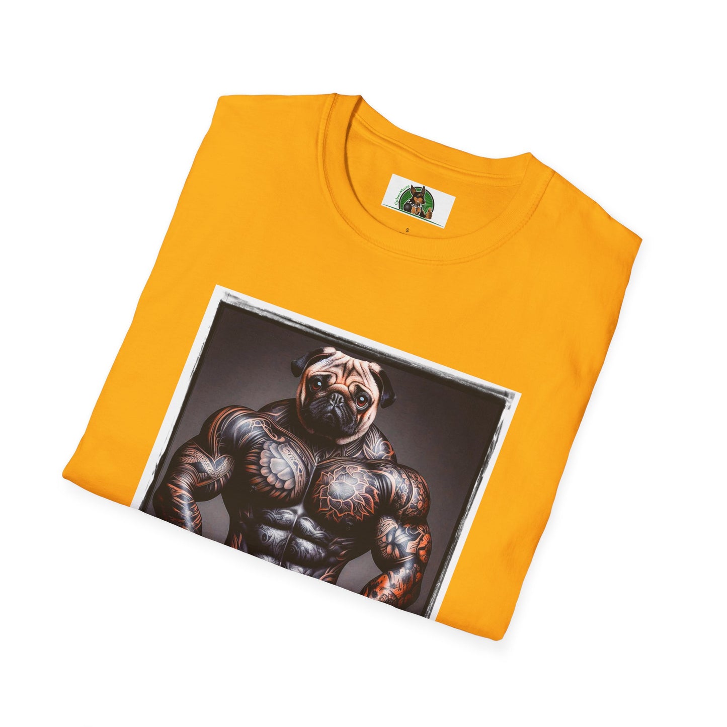 Pugs T-Shirt Printify   