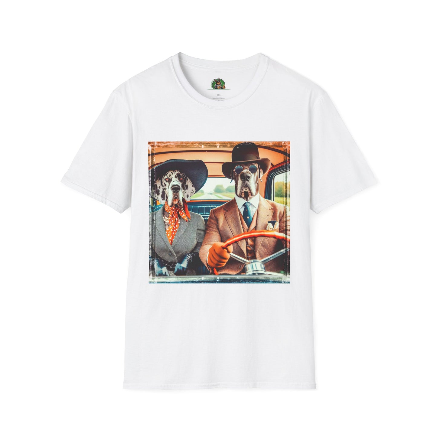 Great Dane T-Shirt Printify XS White