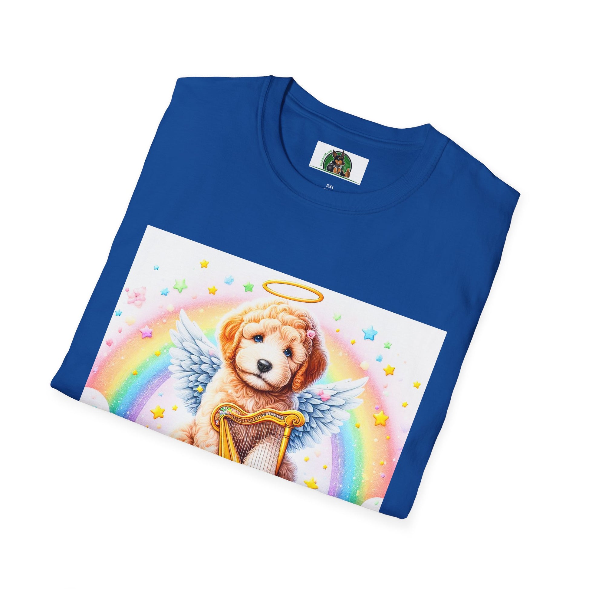 Golden Doodle colorful Angel shirt T-Shirt Printify