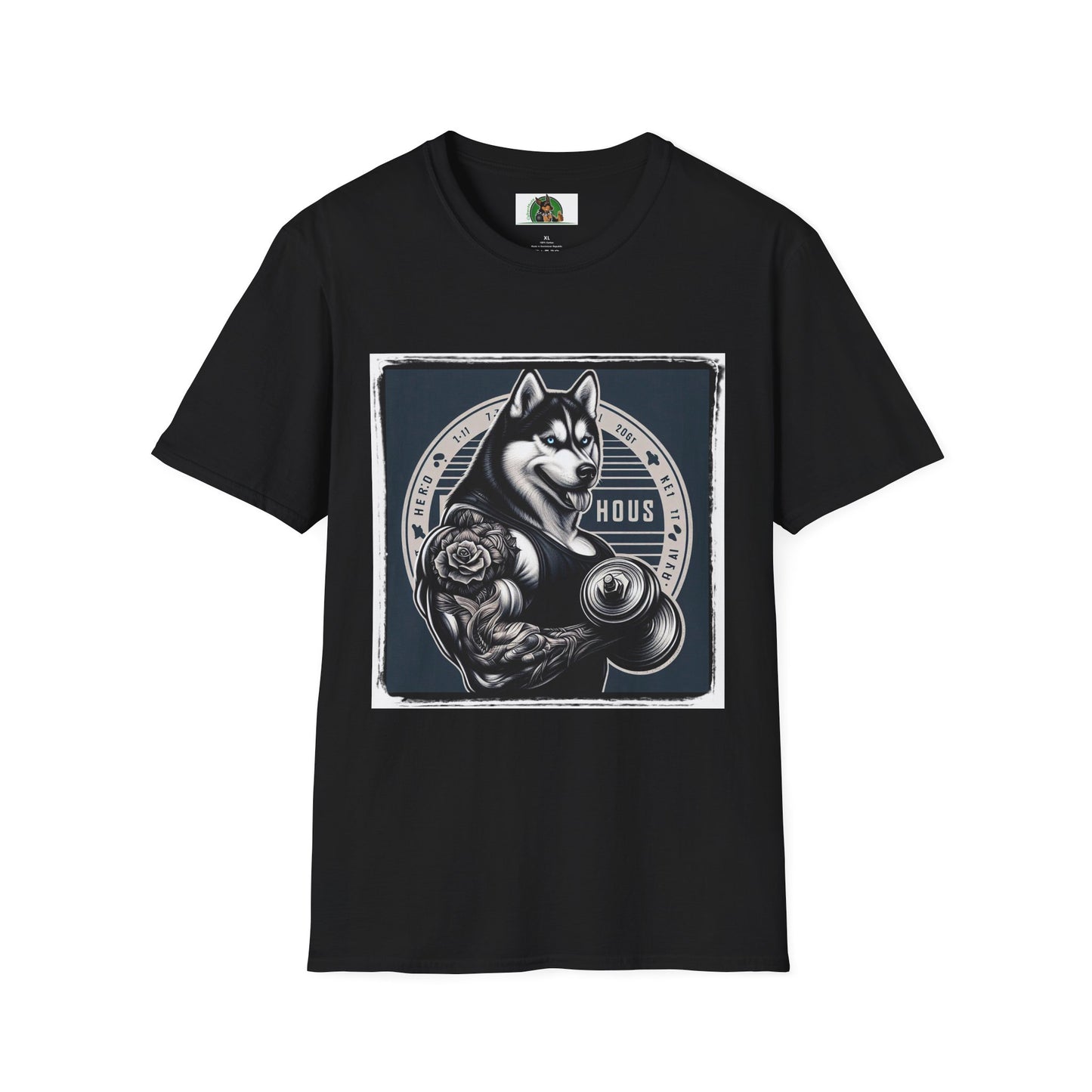 Husky T-Shirt Printify XS Black 