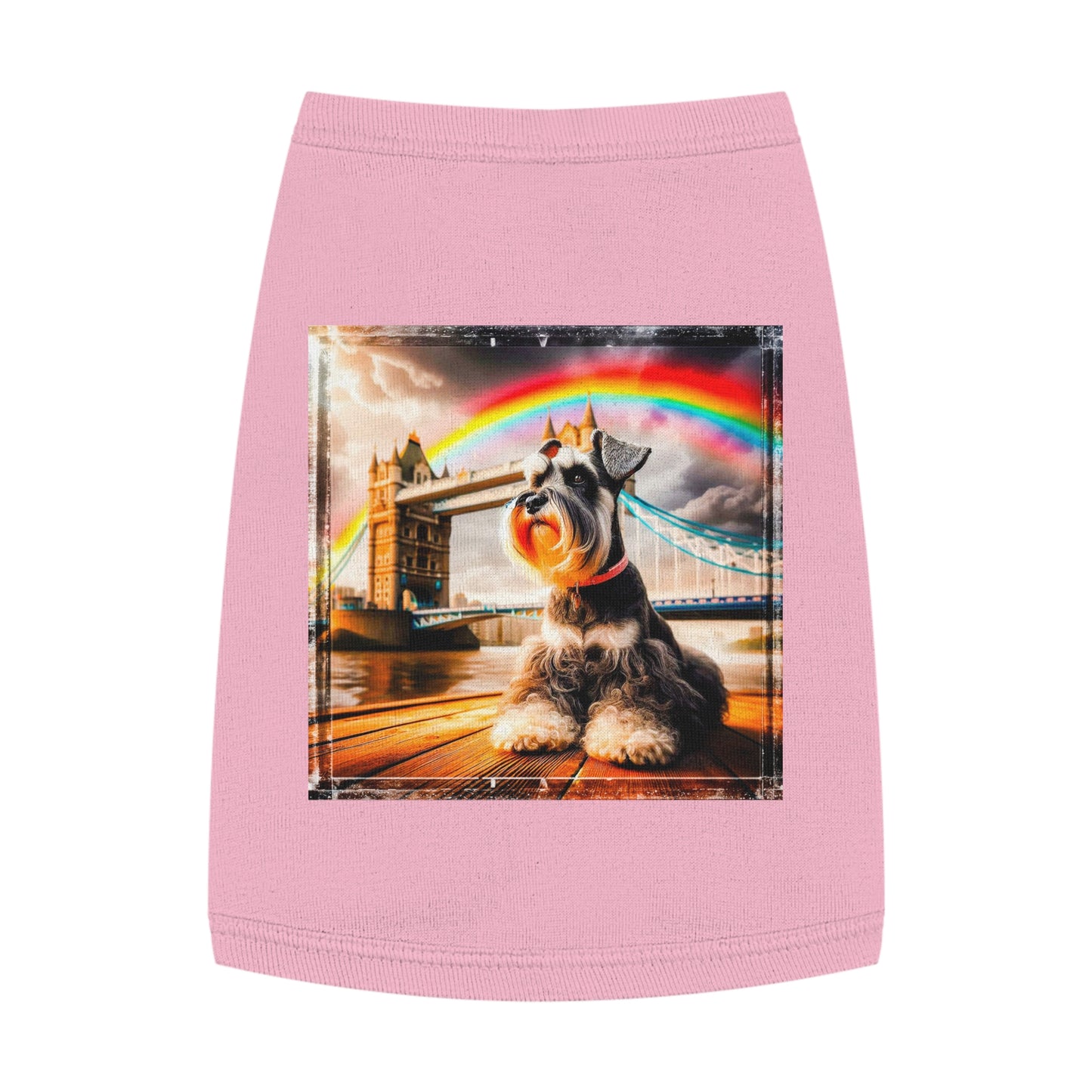 Pet Tank Top Miniature Schnauzer Pets Printify M Pink 