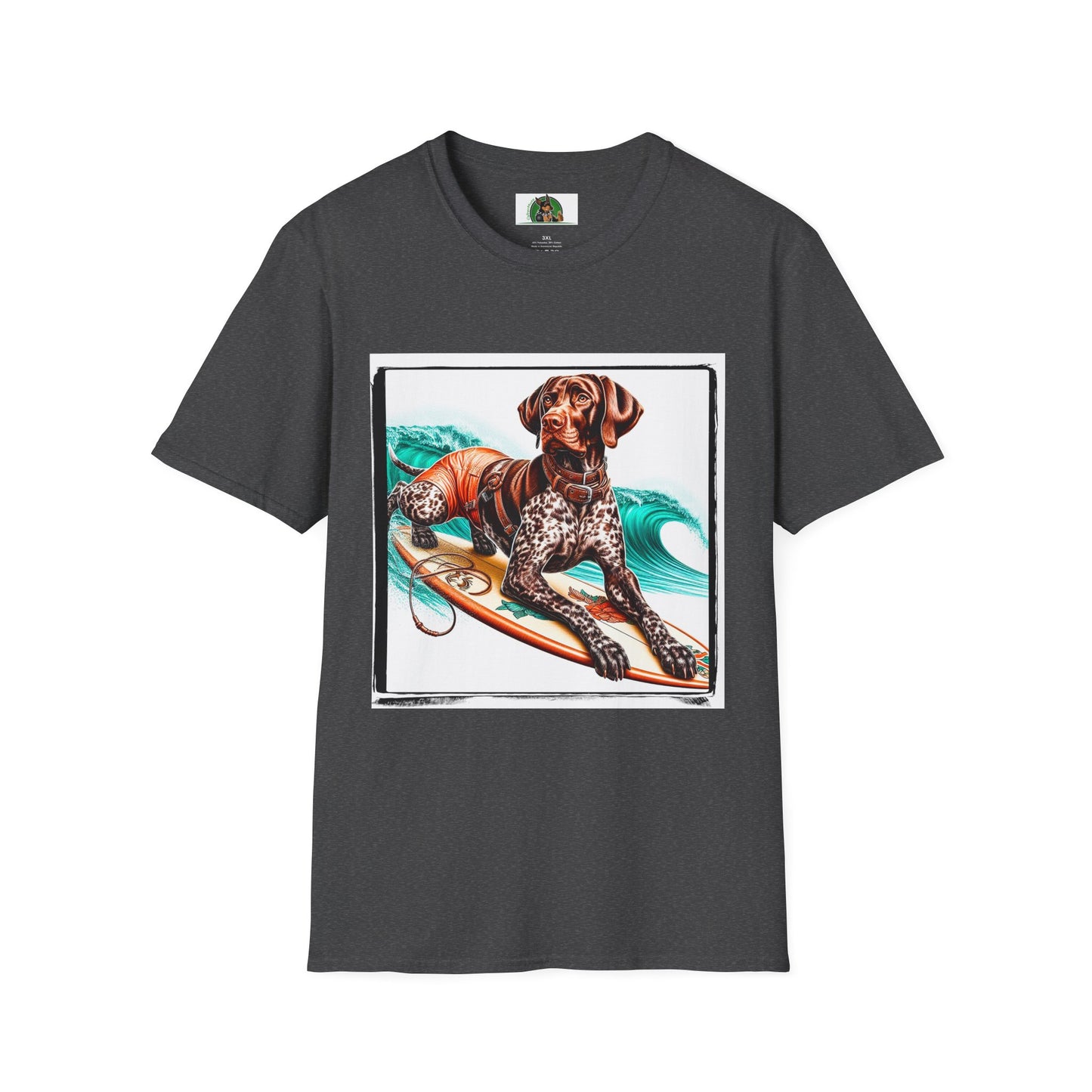 German Shorthaired Pointer T-Shirt Printify XS Dark Heather 