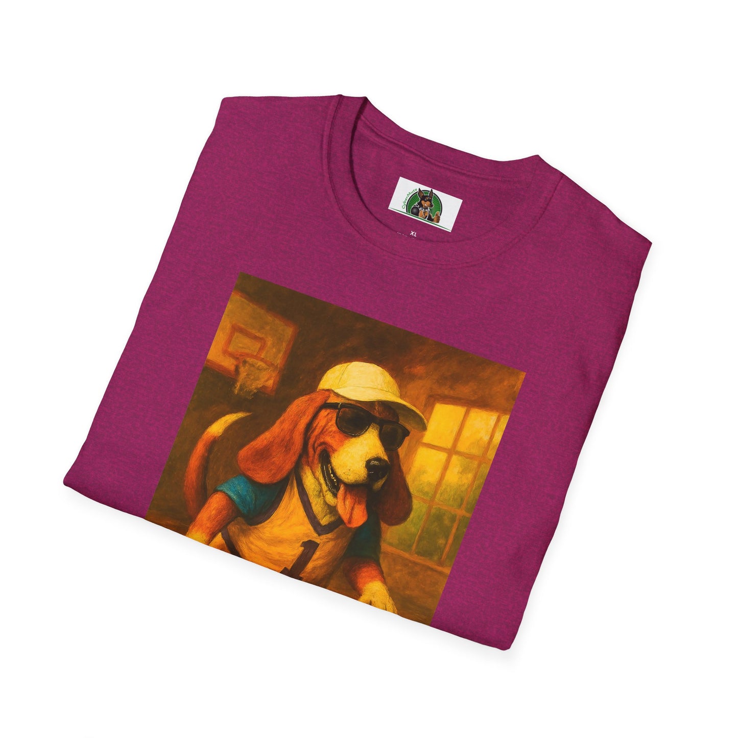 Sports Basketball Bassett Hound T-Shirt