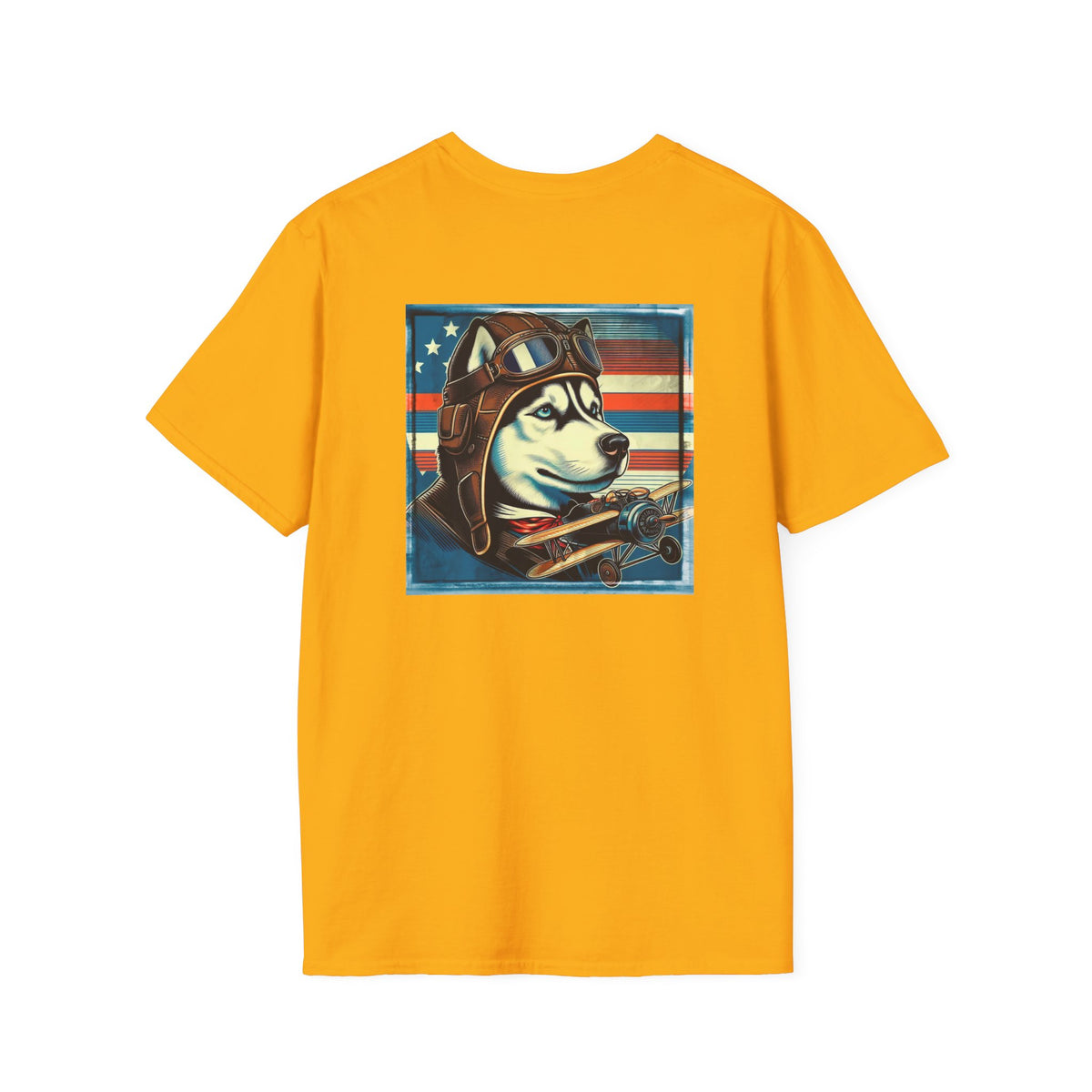 Husky hero shirt Back Design
