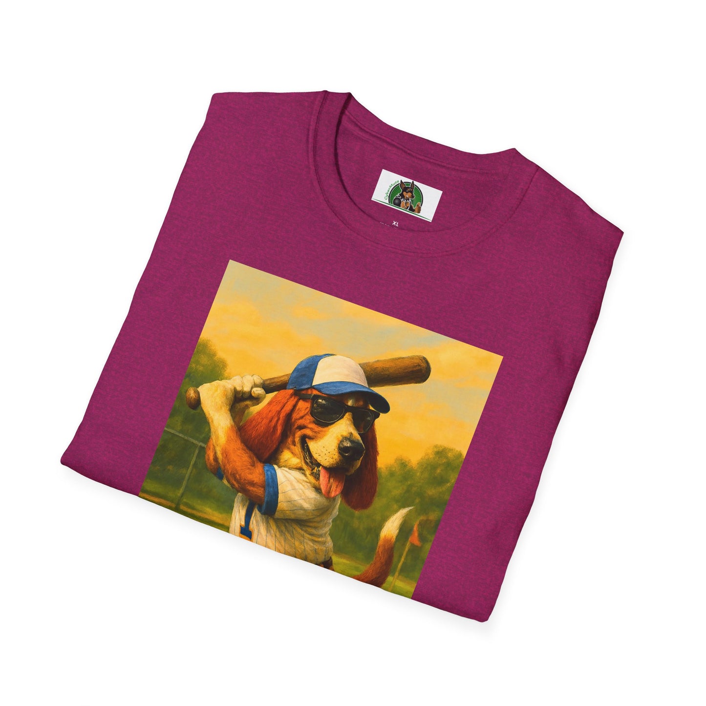 Sports Baseball Bassett Hound T-Shirt