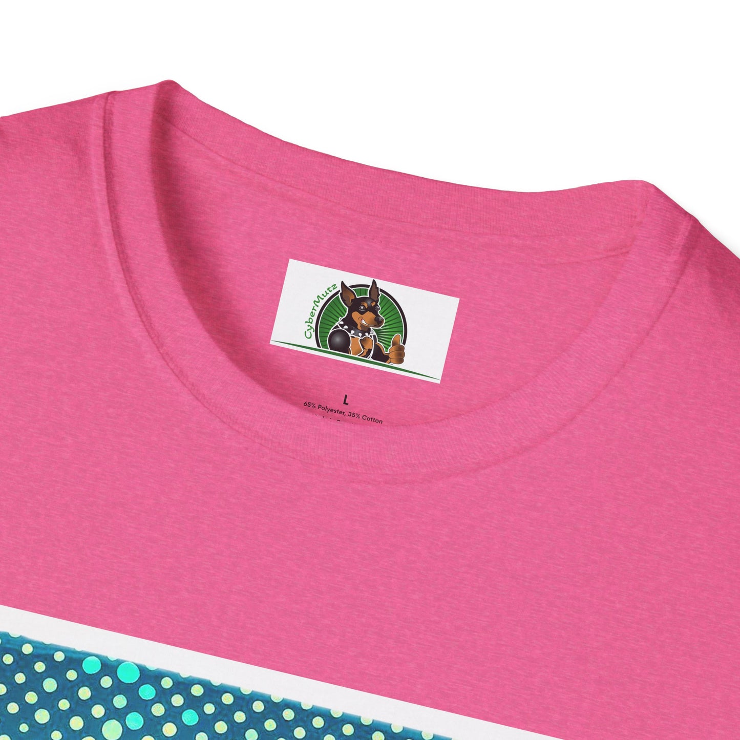 Wacky Australian Shepherd Dog In Colorful Car