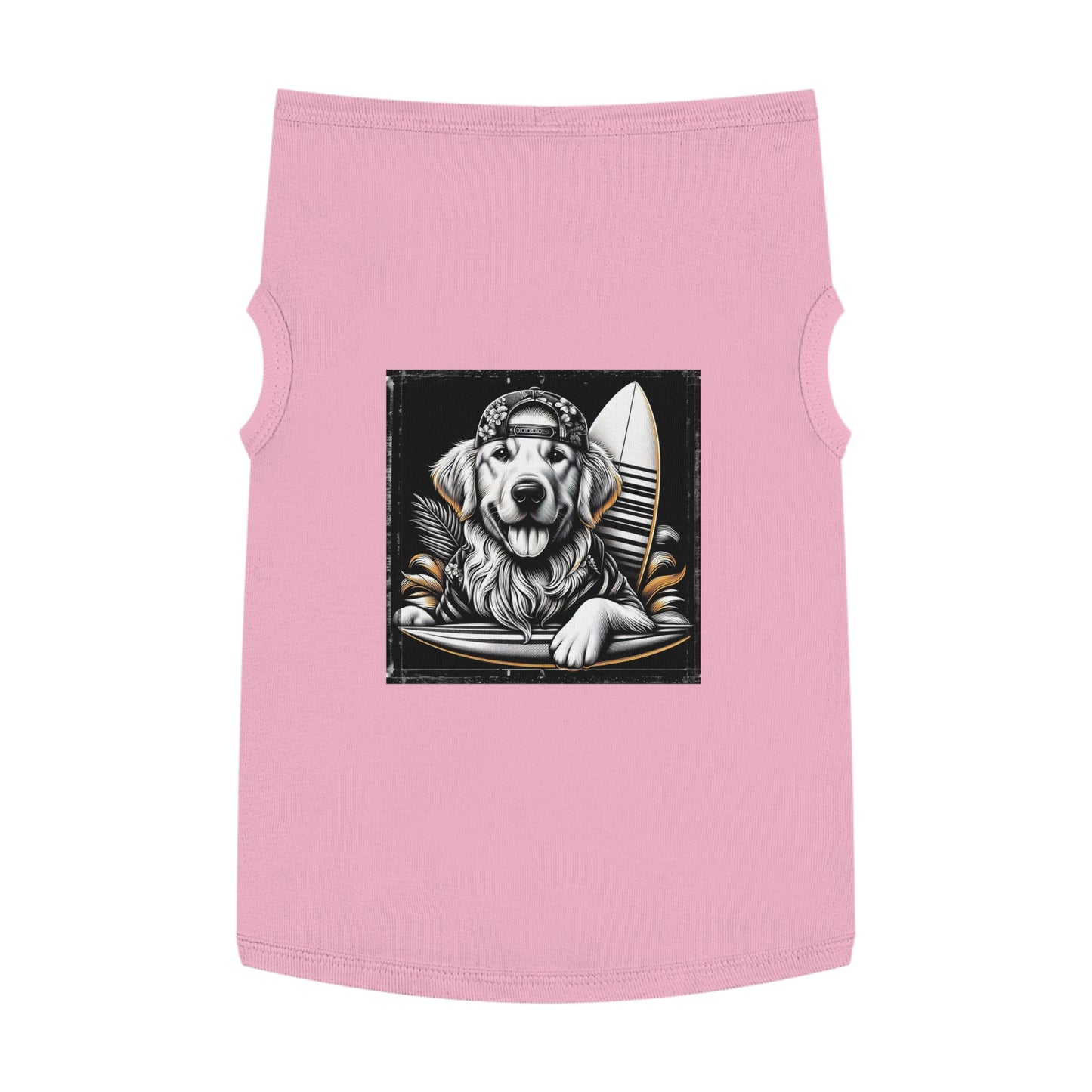 Golden Retriever pet tank top Pets Printify XL Pink 