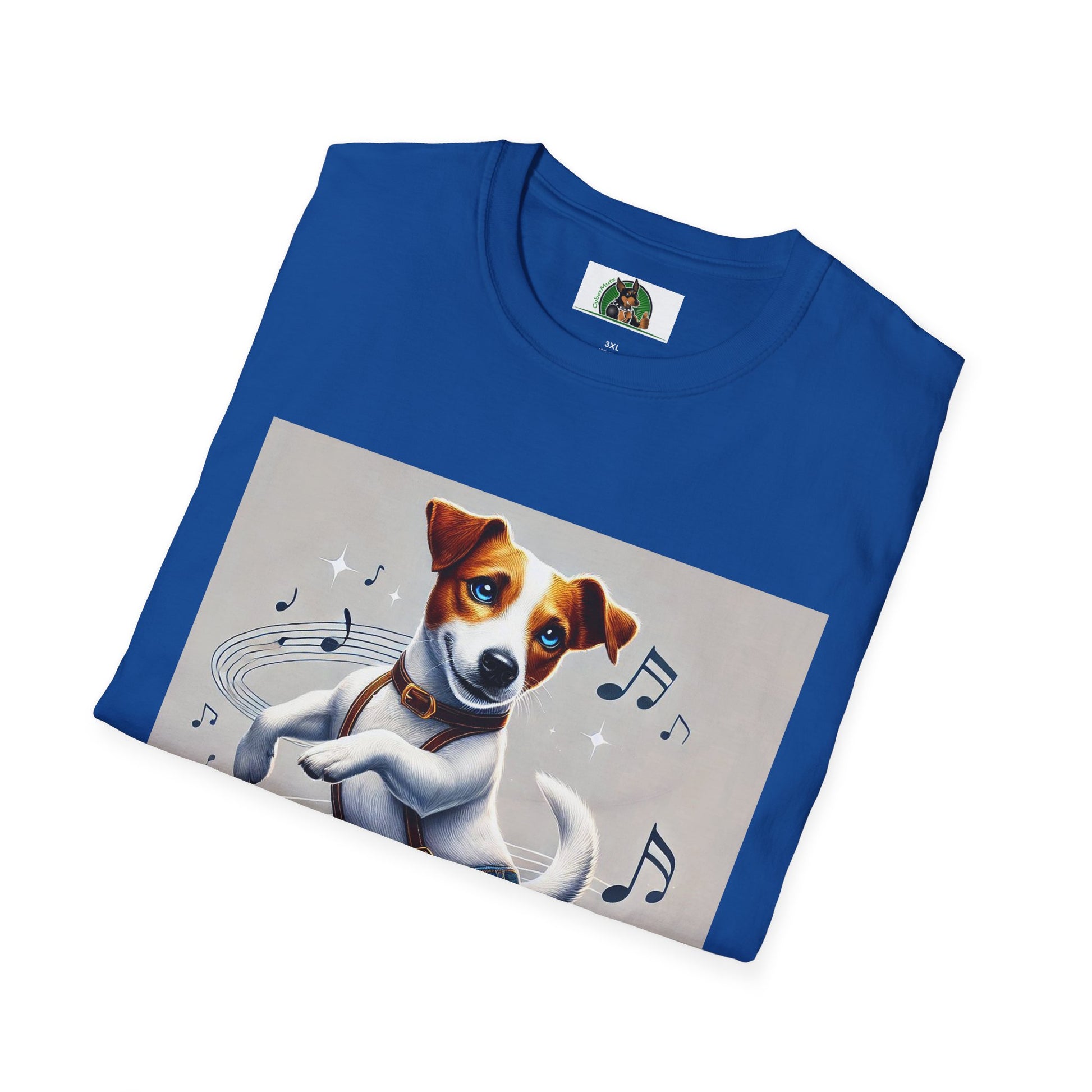 Dancing Jack Russell Tee T-Shirt Printify