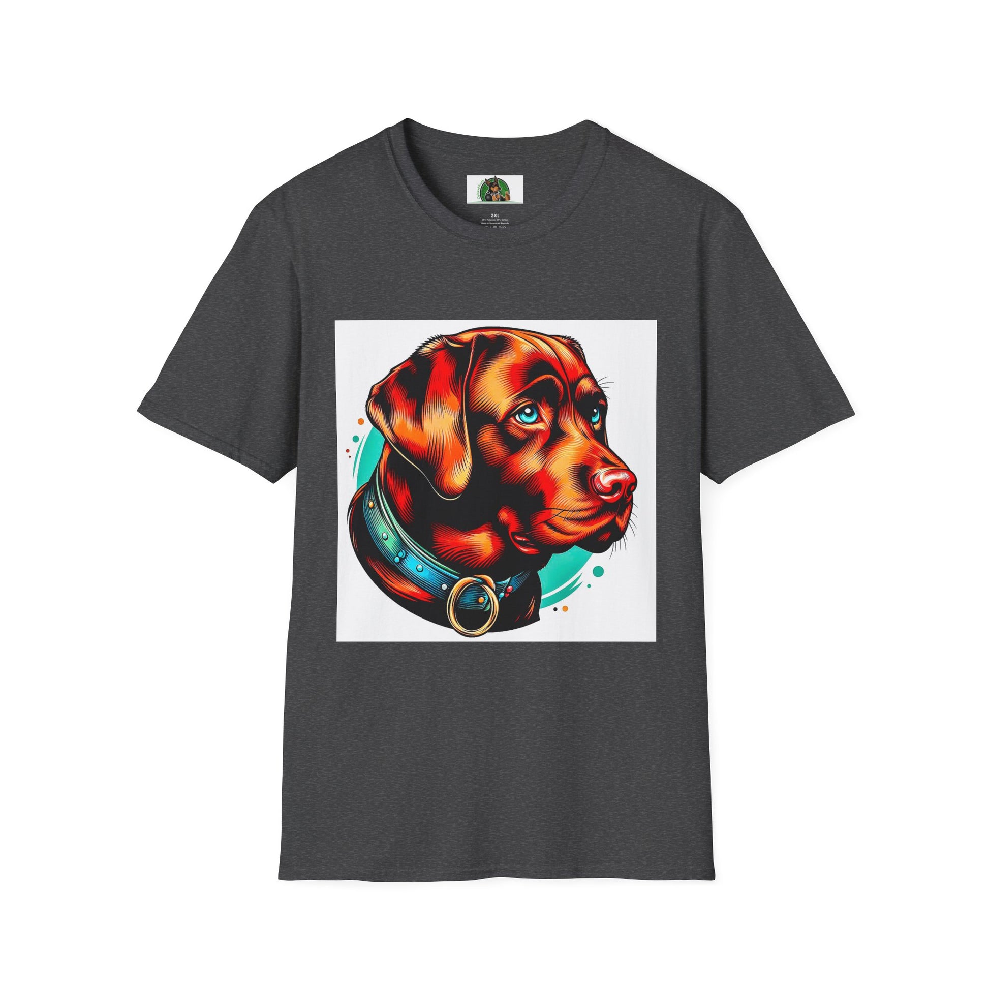 Labrador Retriever brown beauty shirt T-Shirt Printify XS Dark Heather
