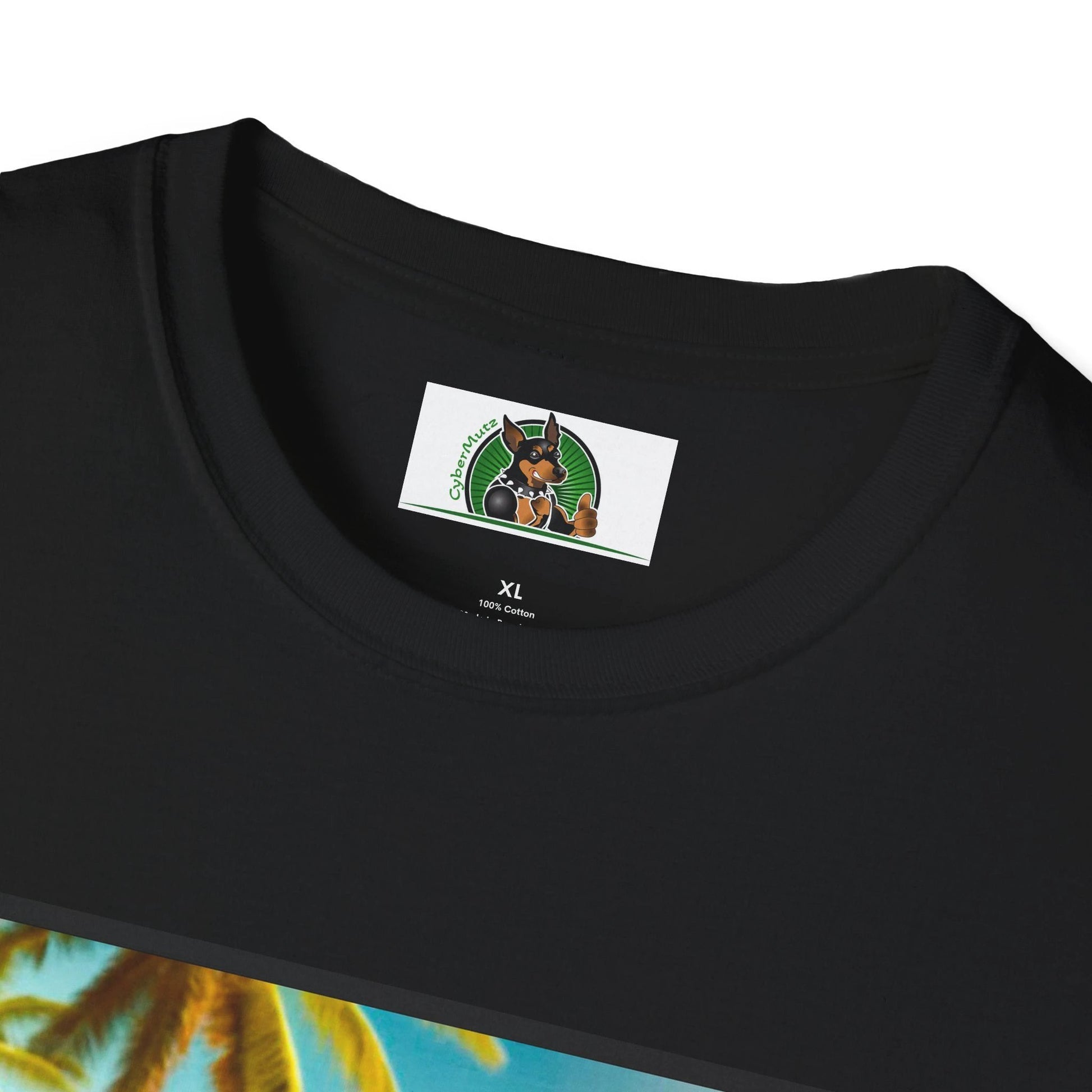 Australian Shepherd Beach Frisbee Dog Graphic Tee Unisex Soft Style Shirt for Dog Lovers T-Shirt Printify