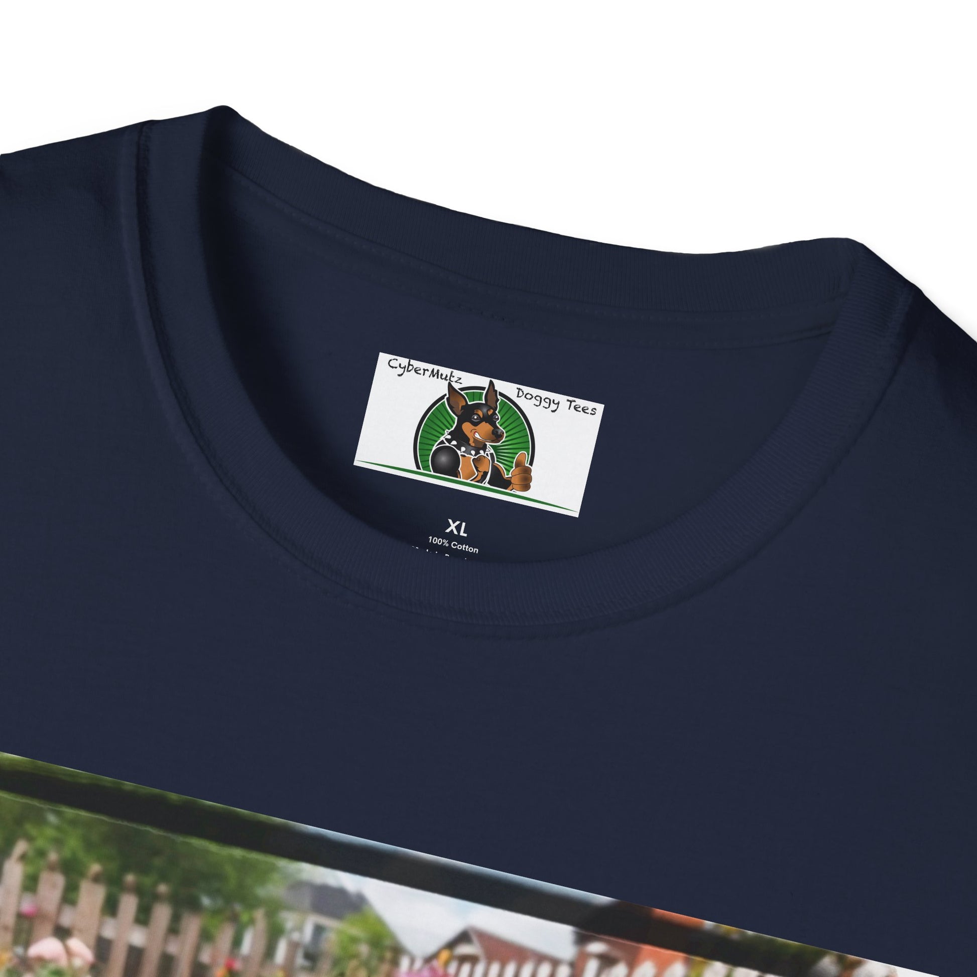 German Shepherd Dog Gardener Unisex Softstyle T-Shirt T-Shirt Printify