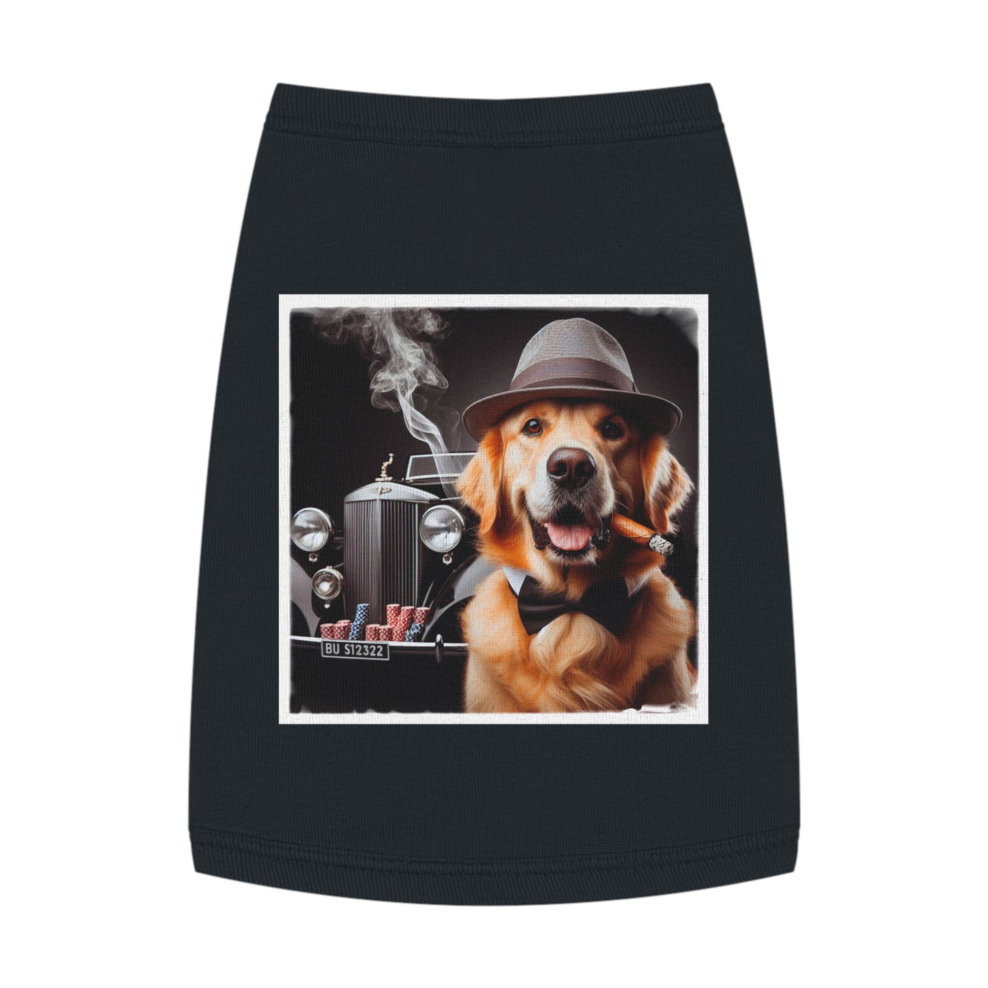 Golden Retriever pet tank top Pets Printify   