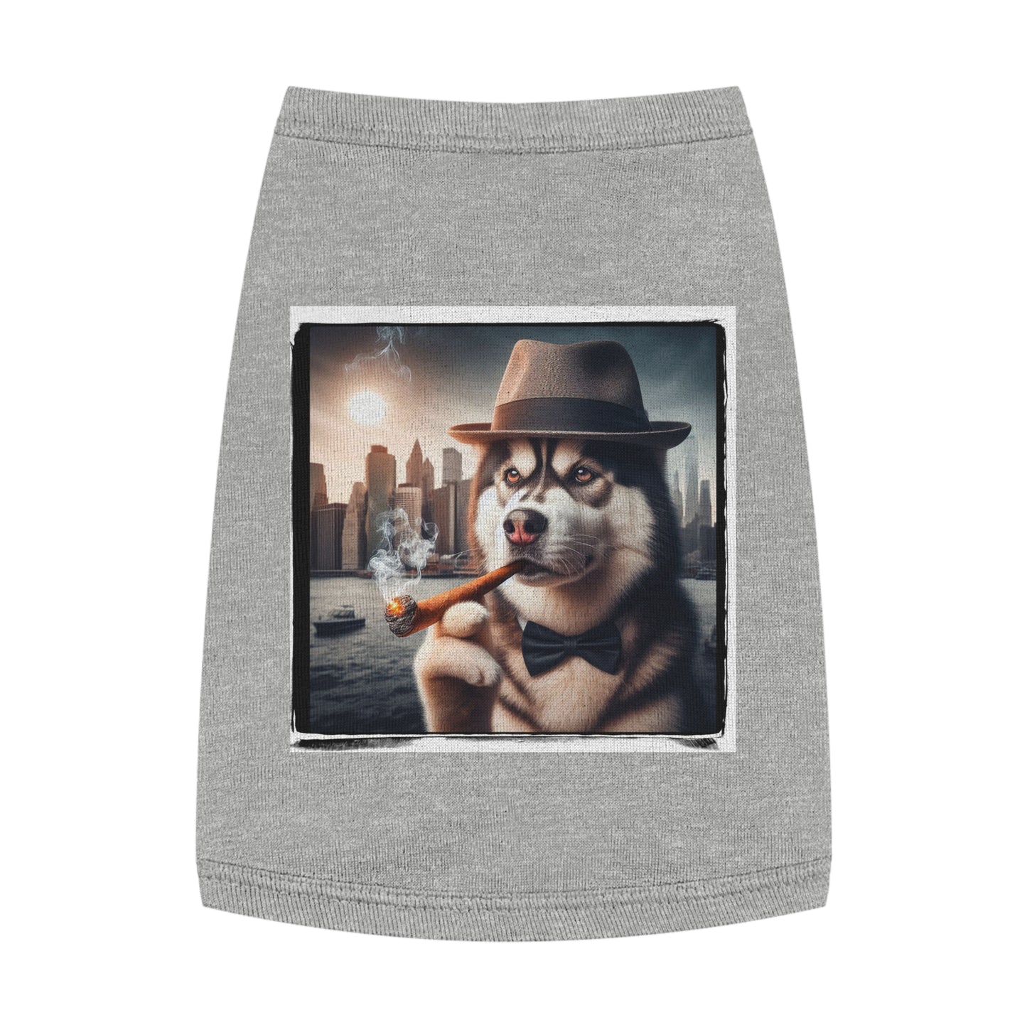 Pet Tank Top Husky Pets Printify M Heather 