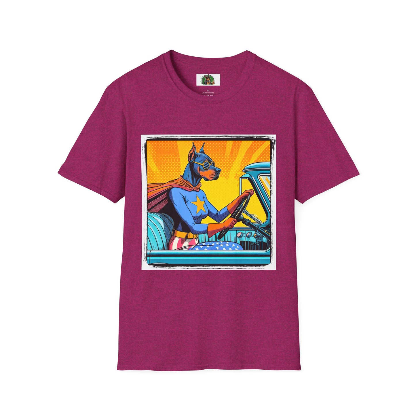 Great Dane T-Shirt Printify S Antique Heliconia