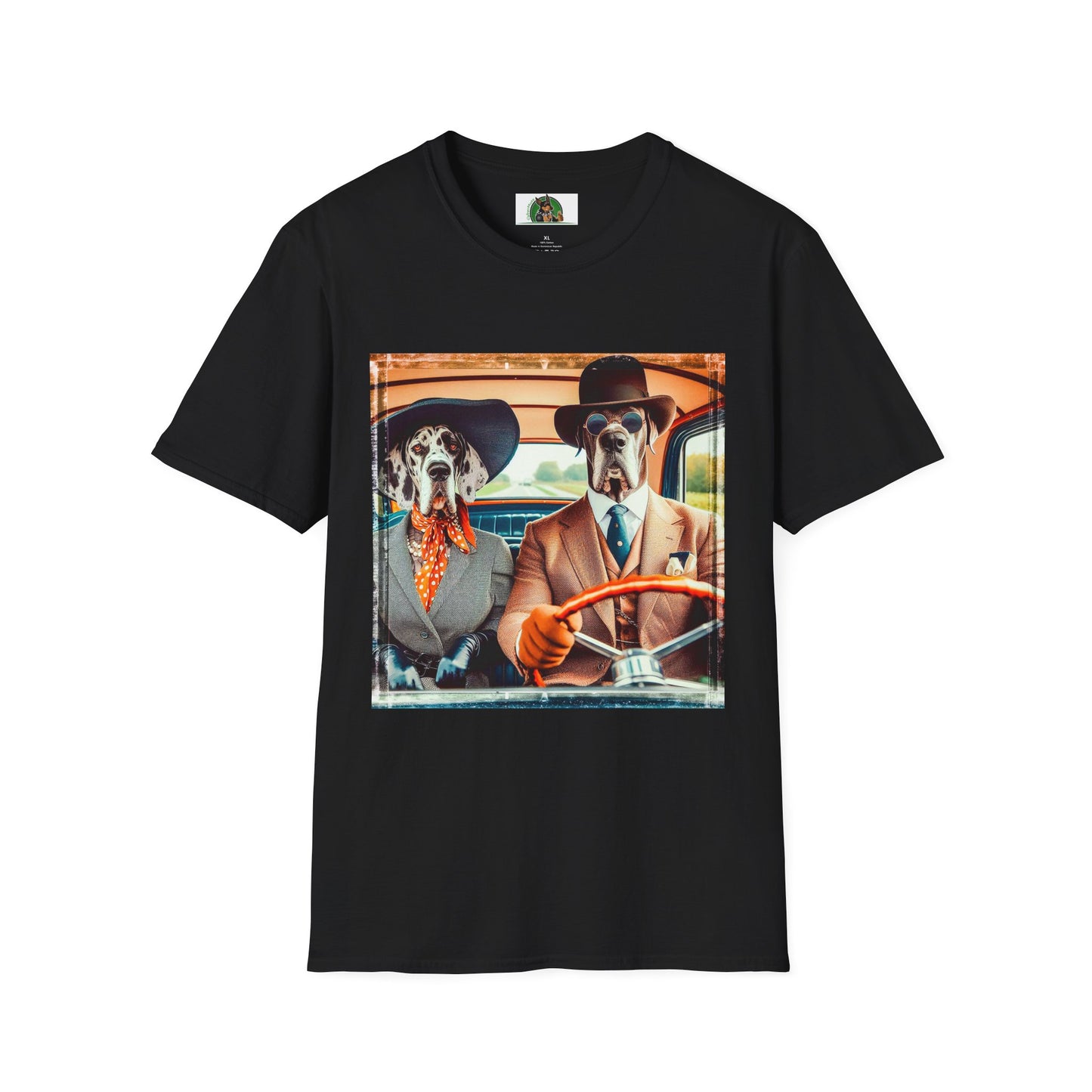 Great Dane T-Shirt Printify XS Black