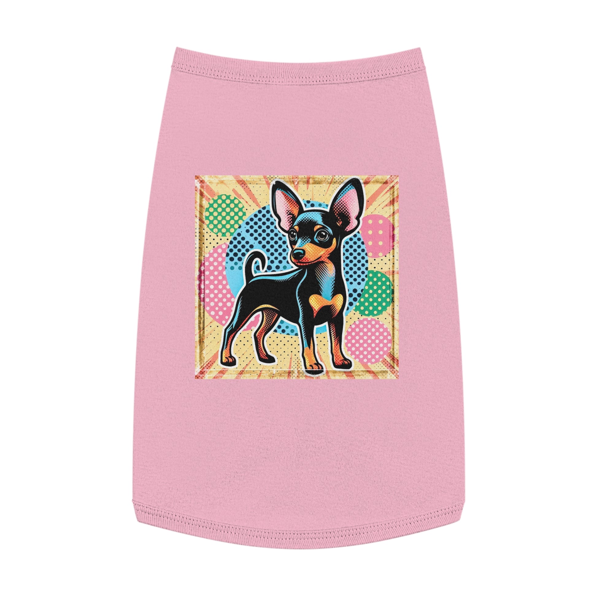 Dog Tank Top - Min Pin Tank Tops Pets Printify   