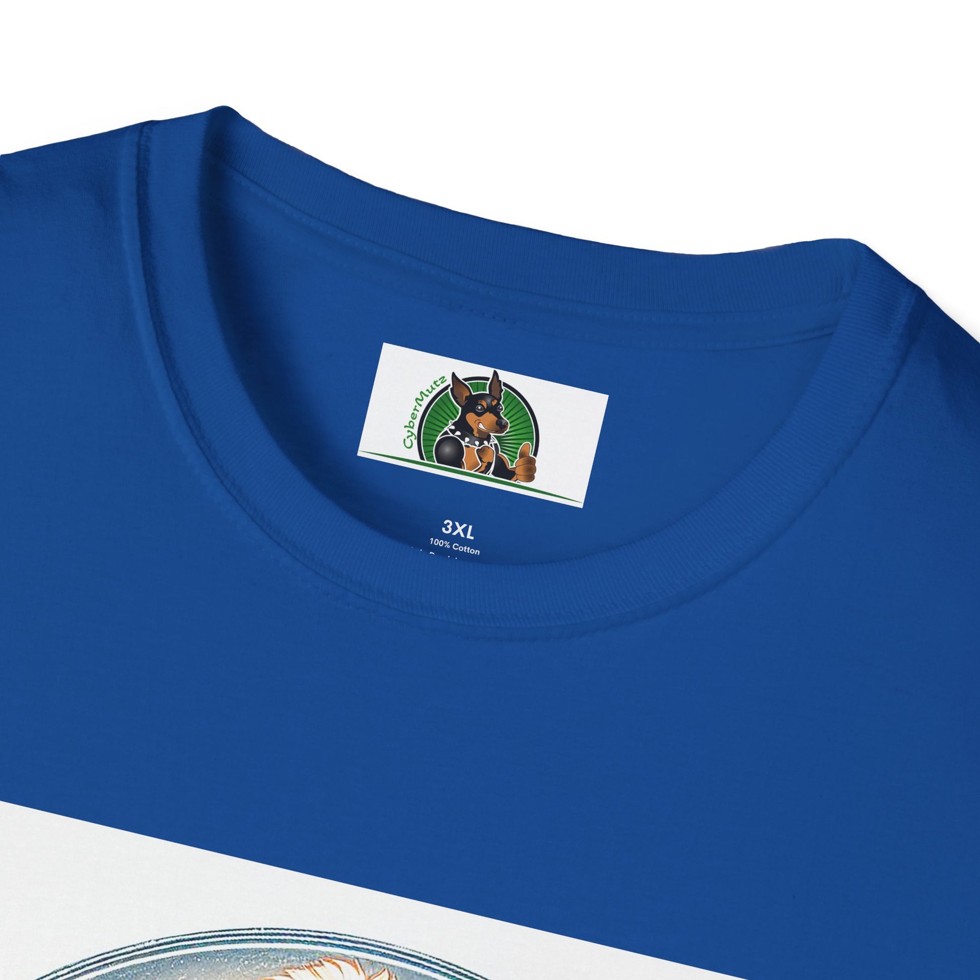 Golden Doodle flowery waves t shirt T-Shirt Printify