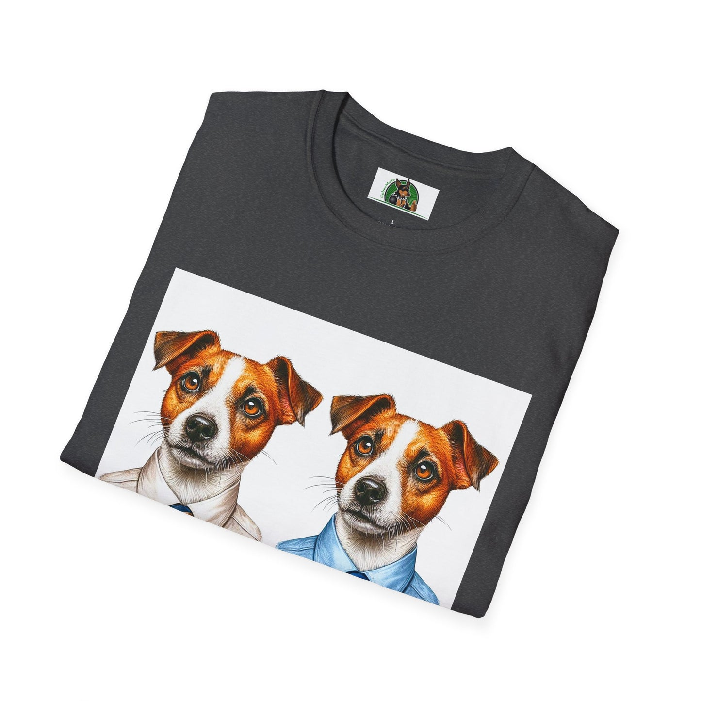 Jack Russell Business Buddies T-Shirt Printify