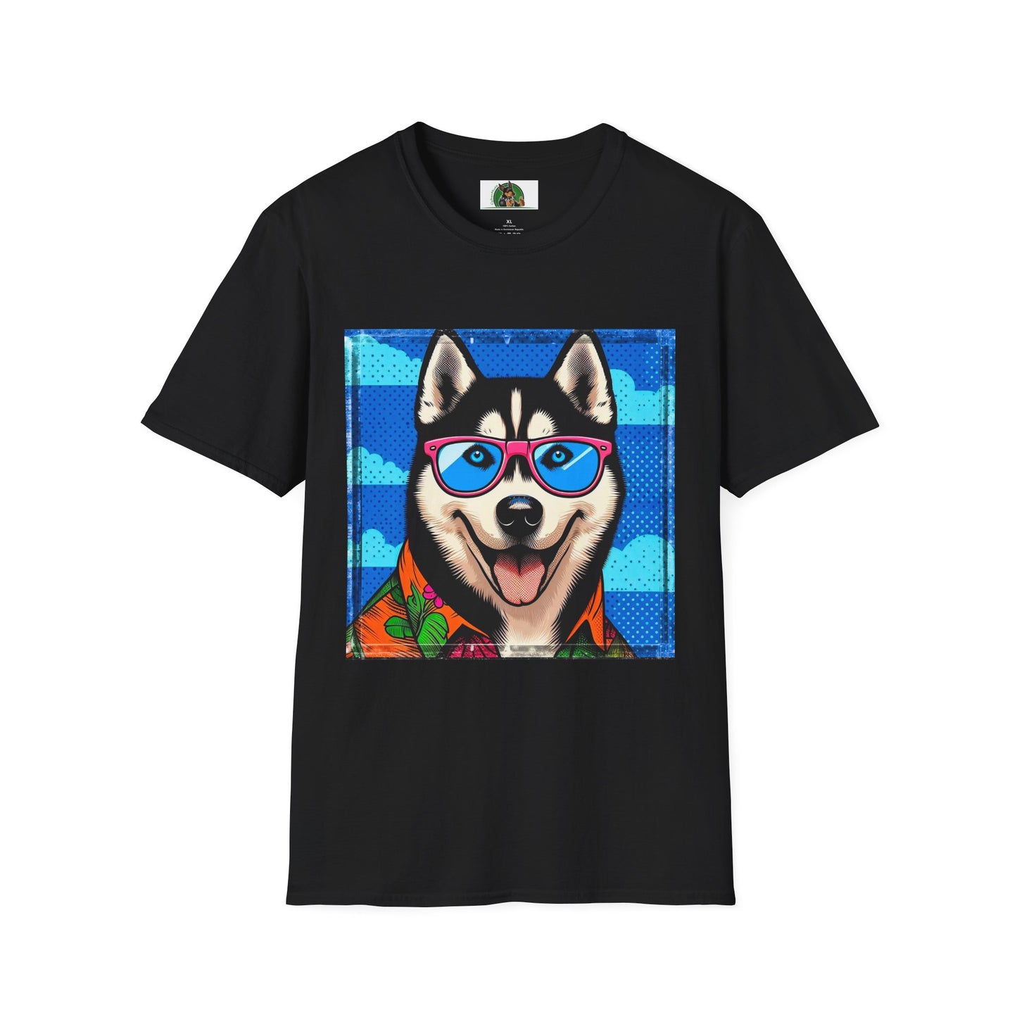 Husky T-Shirt Printify XS Black 