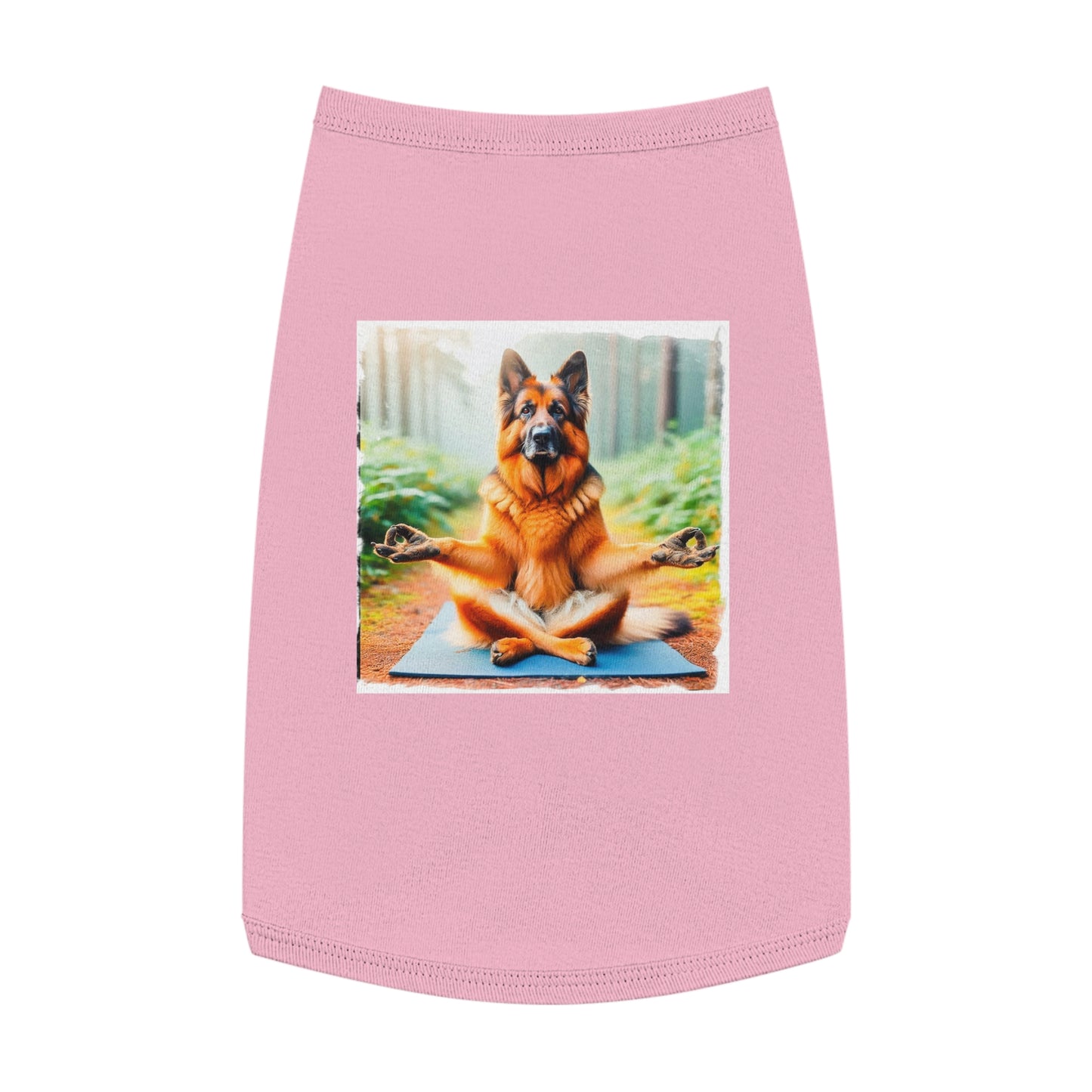 Pet Tank Top German Shepherd Pets Printify L Pink 