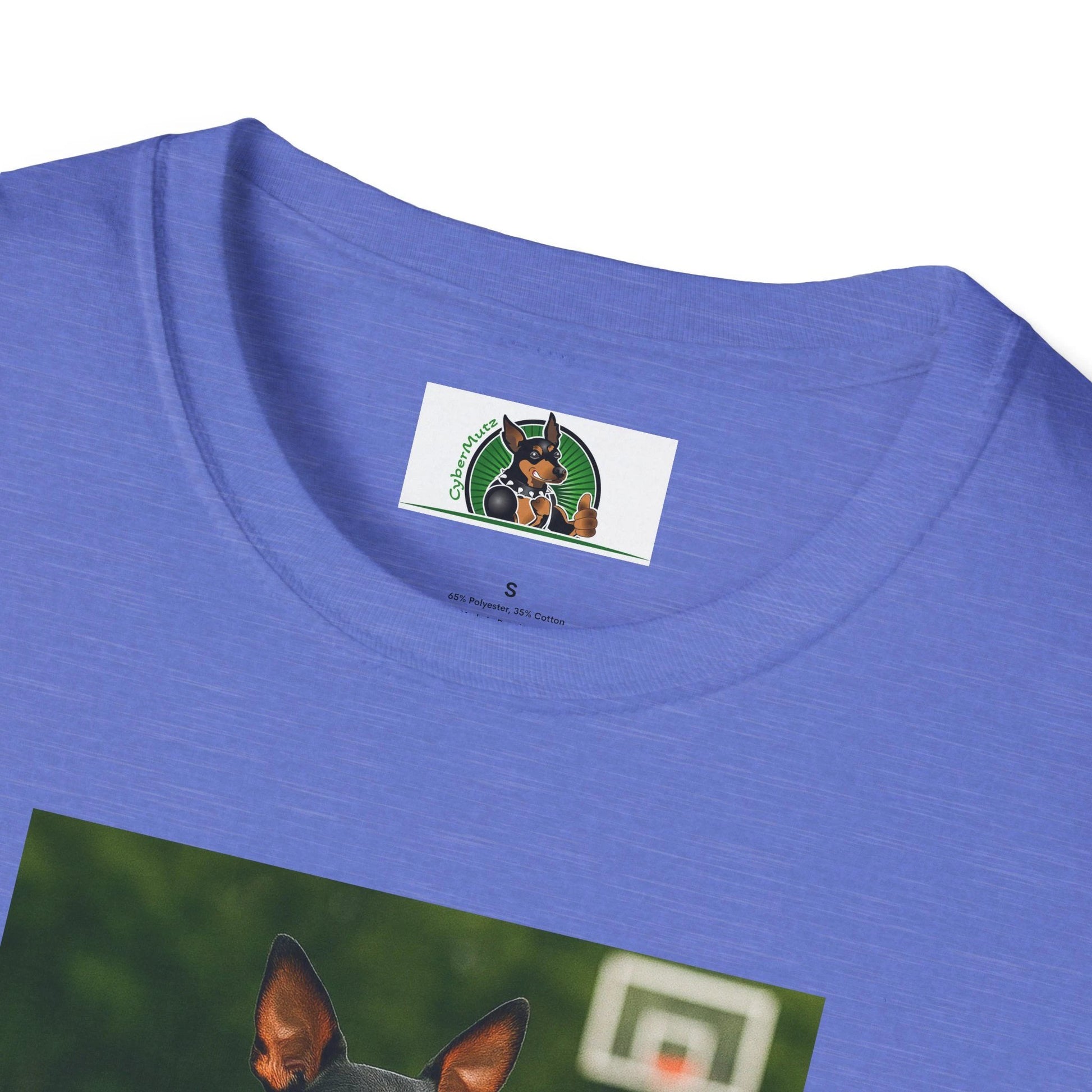 Miniature Pinscher (Min Pin) Basketball T-Shirt — Dog Lover Sports Tee by Printify